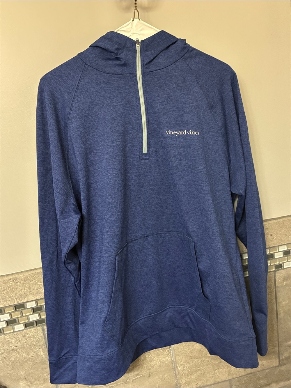 Vineyard Vines Navy Blue Half-Zip Pullover Hoodie